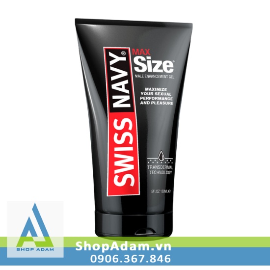 Swiss Navy Max Size kem bôi cương dương kéo dài quan hệ an toàn hiệu quả