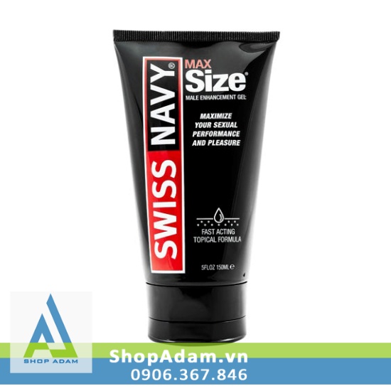 Swiss Navy Max Size kem bôi cương dương kéo dài quan hệ 150ml 