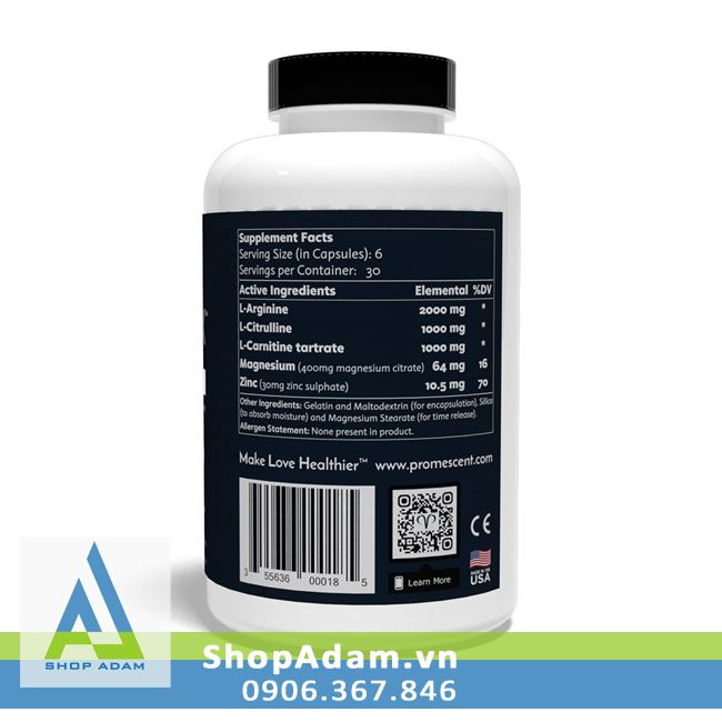 Bảng giá Promescent Vita Flux viên uống thảo dược cho nam - Mỹ có tốt không? Bảng giá Promescent Vita Flux viên uống thảo dược cho nam - Mỹ có tốt không?