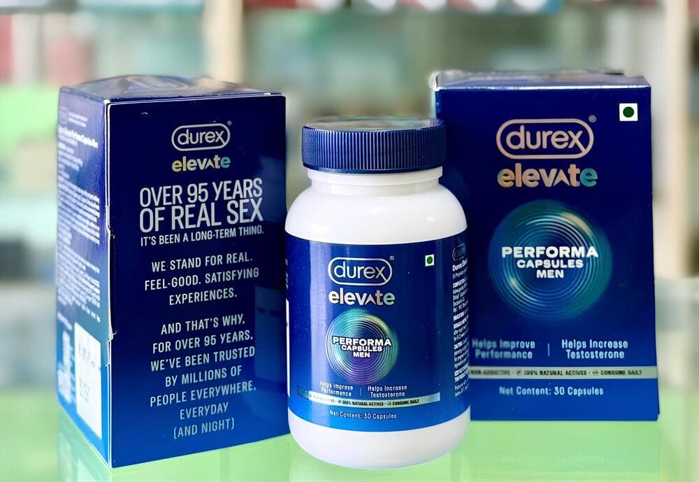 Viên uống tăng cường phái mạnh Durex Elevate 30 viên chính hãng