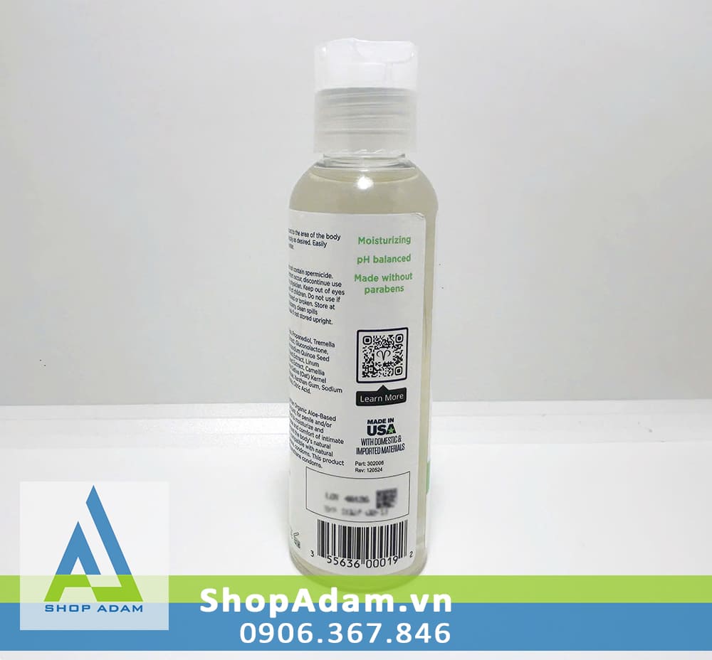 Gel bôi trơn lô hội thảo mộc Promescent Organic 118ml an toàn dịu nhẹ