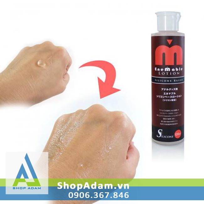 Gel bôi trơn Enemable 120ml gốc silicon Nhật Bản mềm mượt an toàn