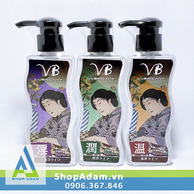 Gel bôi trơn tự nhiên 3 công dụng VB Nhật 170ml an toàn dịu nhẹ 