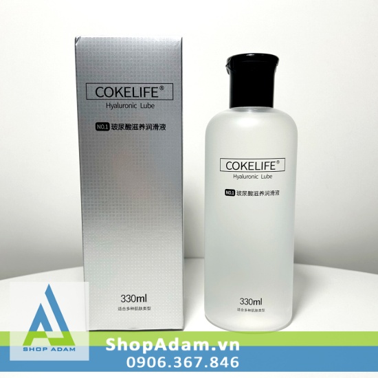 Gel bôi trơn giảm đau gốc nước CokeLife 330ml mượt mà dễ rửa 