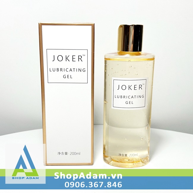 Joker lubricating gel bôi trơn tự nhiên gốc nước 200ml mượt mà an toàn 