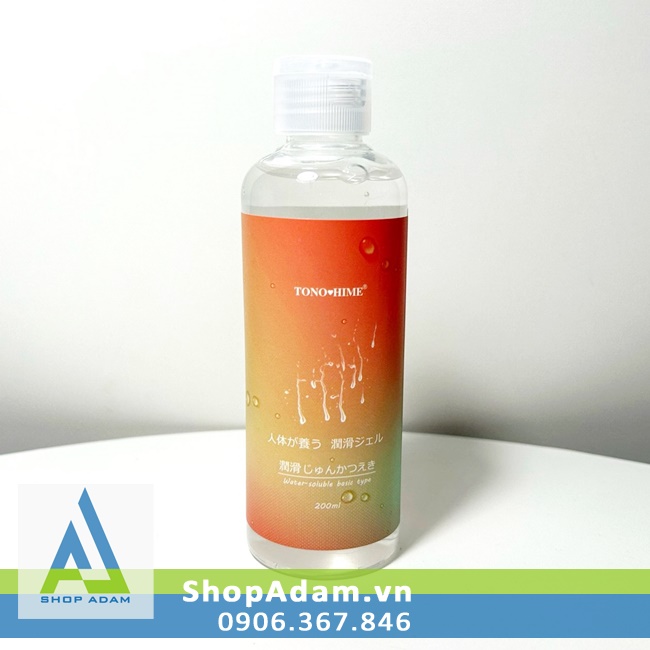 Gel bôi trơn Tono Hime 200ml Nhật Bản nóng ấm tăng khoái cảm 