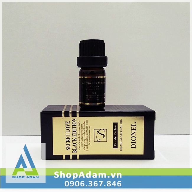 Nước hoa vùng kín Dionel Secret Love Black Edition 5ml hương thơm lâu Nước hoa vùng kín Dionel Secret Love Black Edition 5ml hương thơm lâu