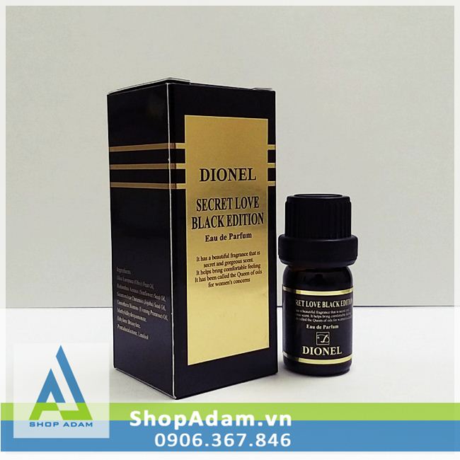 Nước Hoa Vùng Kín Dionel Secret Love Black Edition 5ml Quyến Rũ 