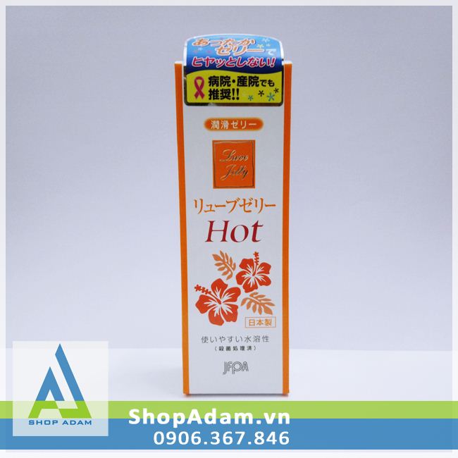 Dầu bôi trơn Jex Luve Jelly Hot Nhật Bản cảm giác ấm nóng mềm mại