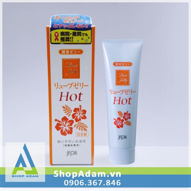 Dầu bôi trơn Jex Luve Jelly Hot cảm giác ấm quan hệ dễ vệ sinh 