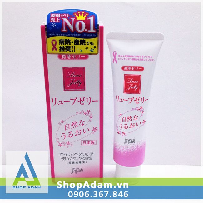 Gel bôi trơn Jex Luve Jelly Nhật Bản gốc nước an toàn dịu nhẹ 