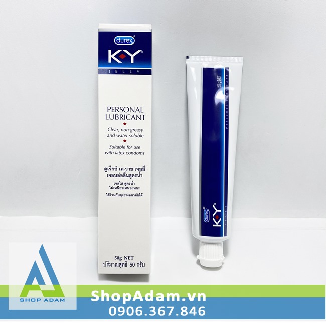 Gel bôi trơn Durex KY Jelly 50g dưỡng ẩm an toàn phụ khoa 