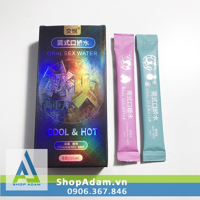 Nước tình yêu Băng Lửa Nhật Bản Khử trùng An Toàn Hương Bạc Hà Dâu