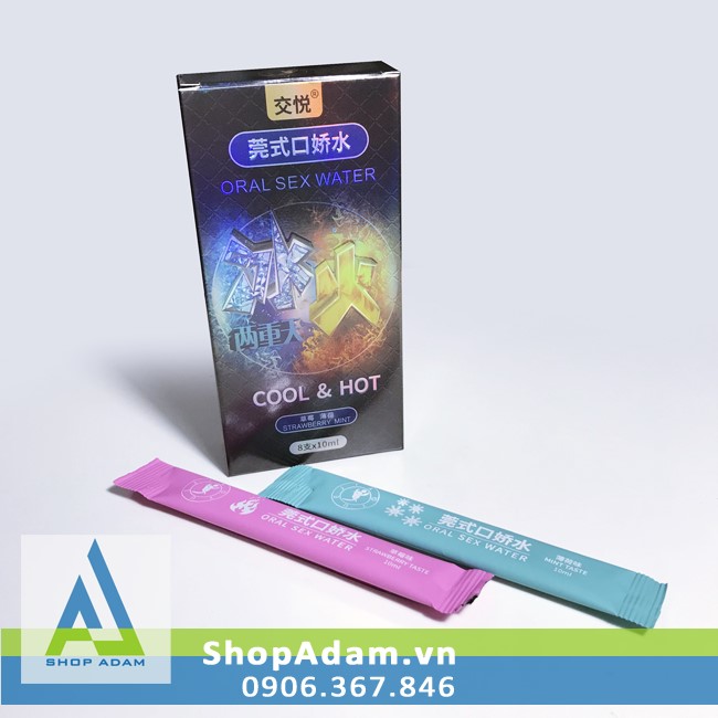 Nước tình yêu Băng Lửa Nhật Bản Khử trùng An Toàn Hương Bạc Hà Dâu