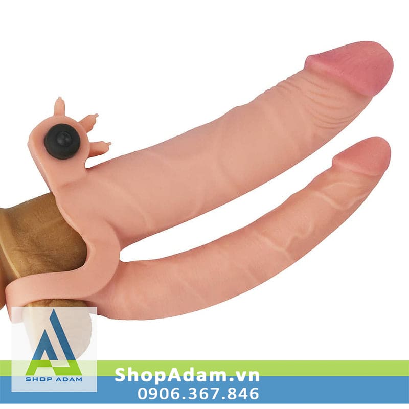 Bao đôn dên Lovetoy X-Tender 2 đầu tăng 25mm có rung quai đeo chắc Bao đôn dên Lovetoy X-Tender 2 đầu tăng 25mm có rung quai đeo chắc