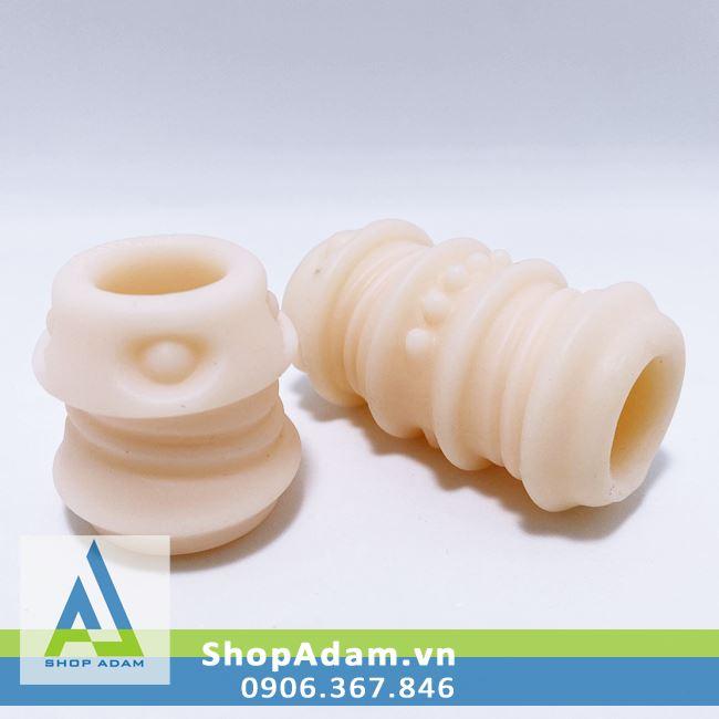 Bao cao su đôn dên silicon gai gân tăng kích thước chống xuất tinh sớm