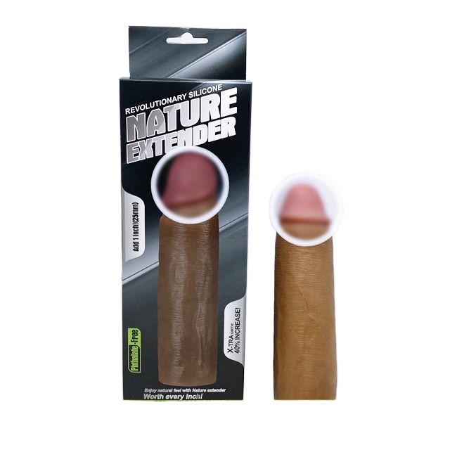 Bao cao su đôn dên Lovetoy Nature Extender silicone siêu mềm như thật 