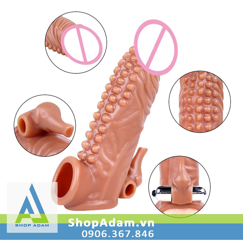 Bcs đôn dên có rung quai đeo gai gân đầu trơn cho nam