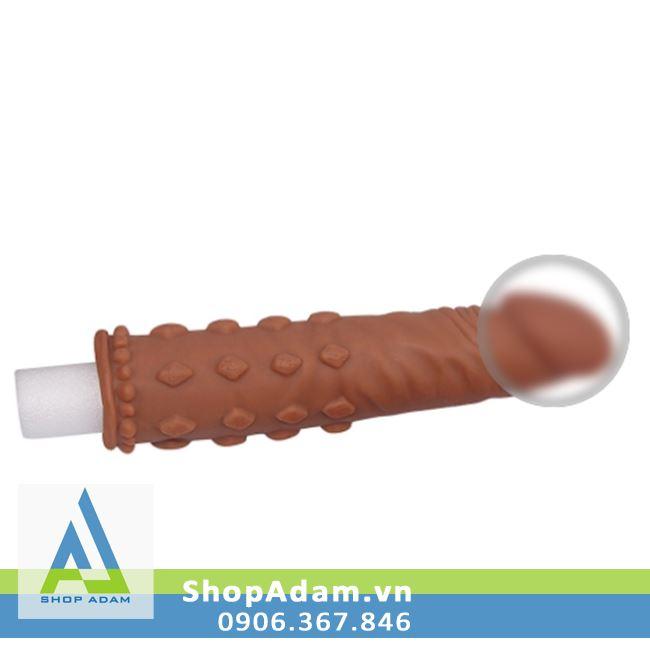 Bao cao su đôn gai to Lovetoy silicon mềm tăng kích thước dễ dùng