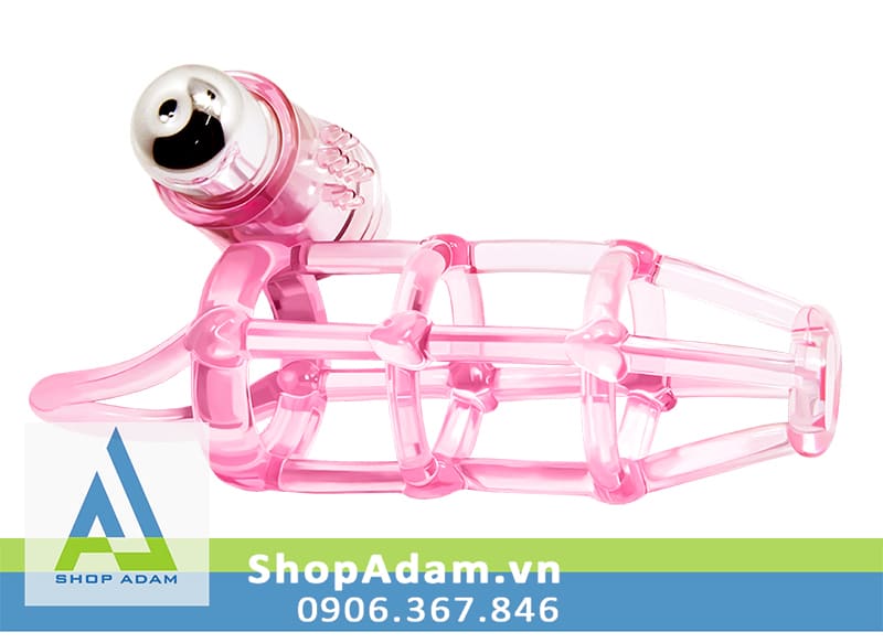 Bao đôn silicon hình rọ siêu rung Sweet Cage mềm co giãn