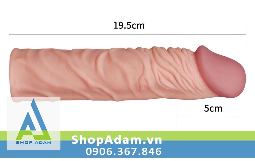 Bao đôn dên Lovetoy 5cm gai rỗng tăng kích thước và ma sát Bao đôn dên Lovetoy 5cm gai rỗng tăng kích thước và ma sát