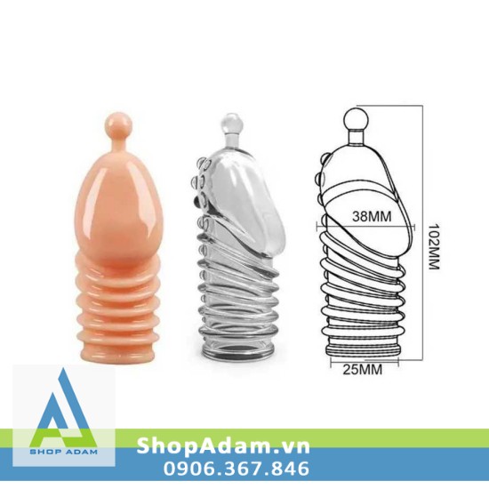 Bao cao su đôn dên gân bi tăng khoái cảm mua ngay giá tốt