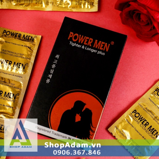 Power Men Small Size Ribbed Condom Long Lasting Delay 49mm