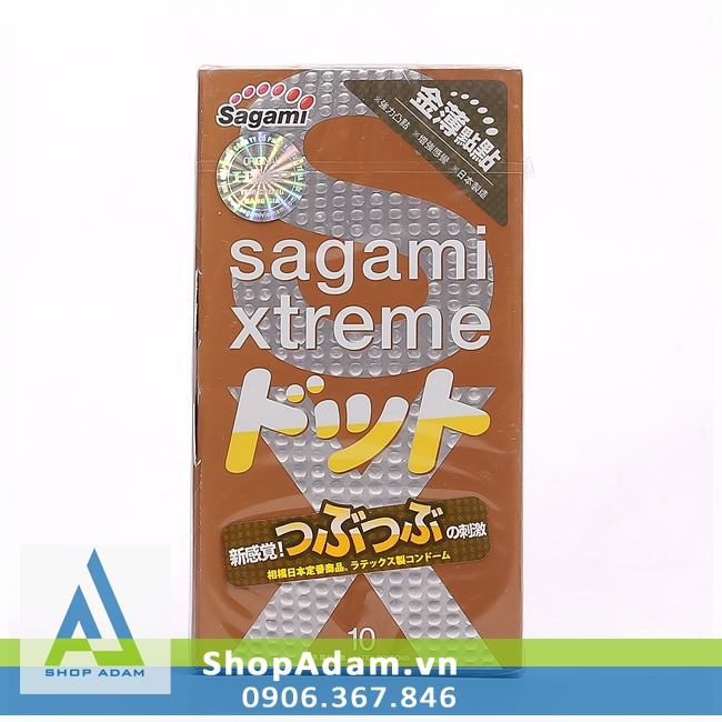 Bao cao su gai Sagami Xtreme Feel Up co gian mem mai an toan 