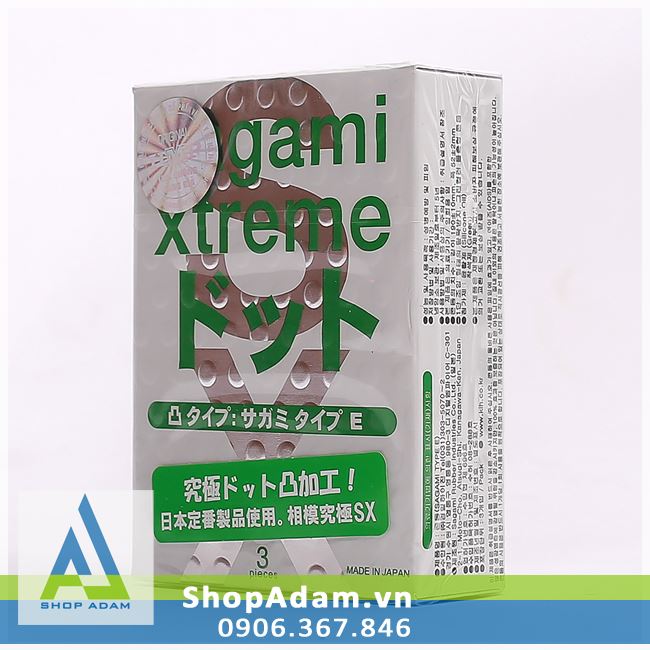 Sagami Xtreme White Textured Ribbed Condom for Intense Feel