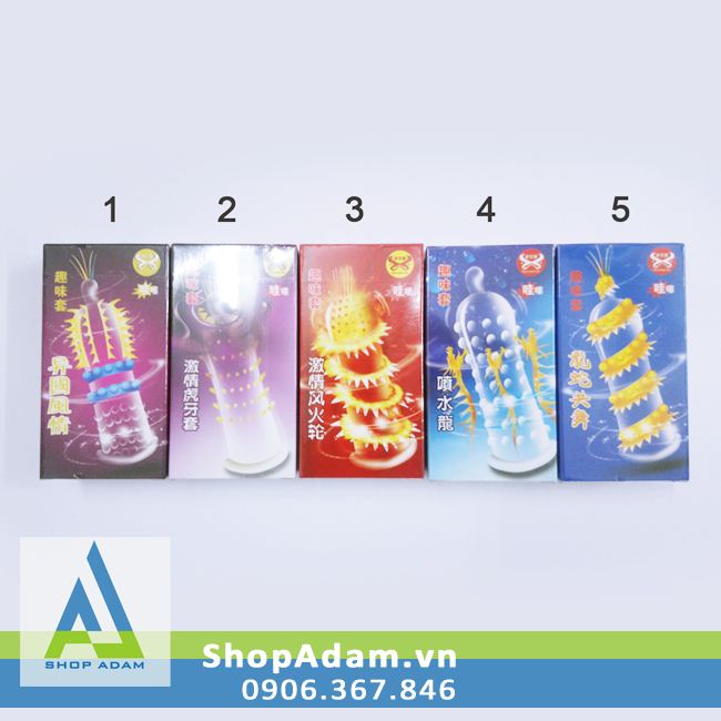 Super Gold Ribbed Spiked Condom New Sensation Intense Pleasure