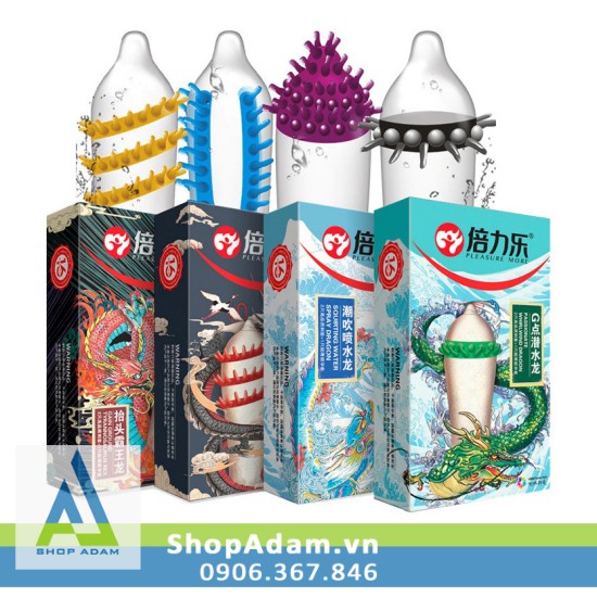 Bao cao su râu bi gai HBM tăng khoái cảm nữ giới hiệu quả 