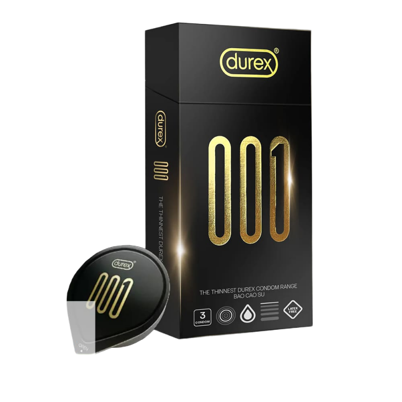  Thông tin Bao cao su durex 0.01 siêu mỏng size lớn 55mm - 3 chiếc  có tốt không? 