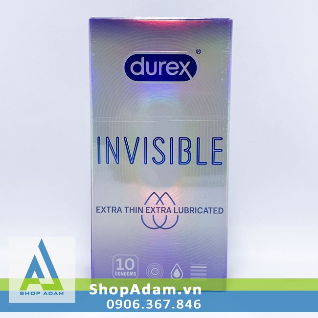Bao Cao Su Durex Invisible Extra Thin 0.024mm Mỏng Như Da Thật 