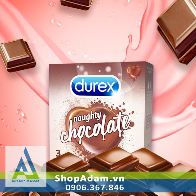 Durex Naughty Chocolate Flavored Small Nubs Condom