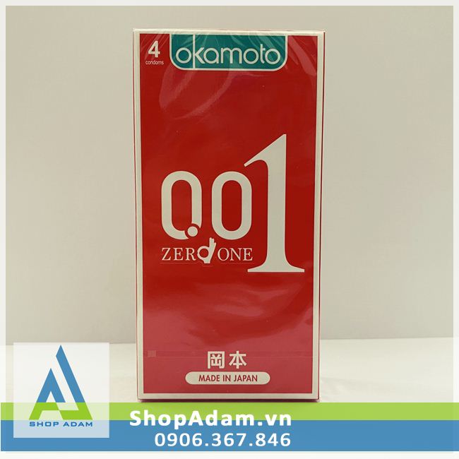 Bao cao su Okamoto 0.01 siêu mỏng truyền nhiệt nhanh 