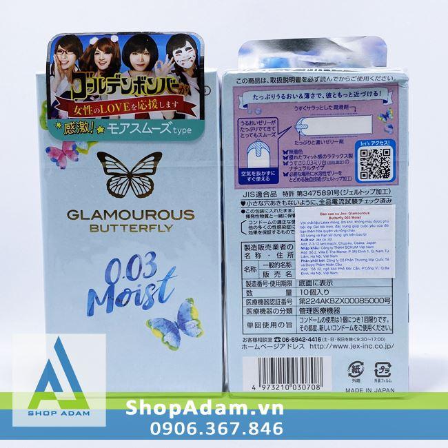 Đại lý Bao cao su siêu mỏng Jex Glamourous Butterfly 0.03 Moist mới nhất Đại lý Bao cao su siêu mỏng Jex Glamourous Butterfly 0.03 Moist mới nhất