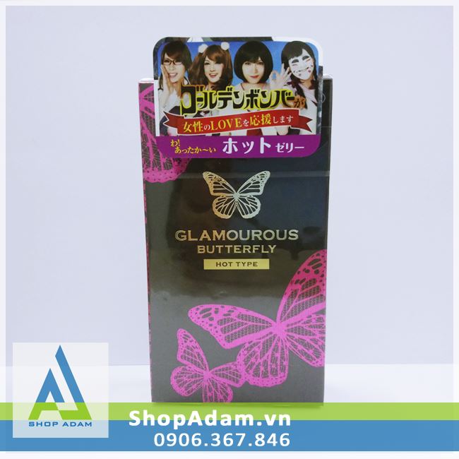 Bao Cao Su Jex Glamourous Butterfly Hot Type Cao Cấp 