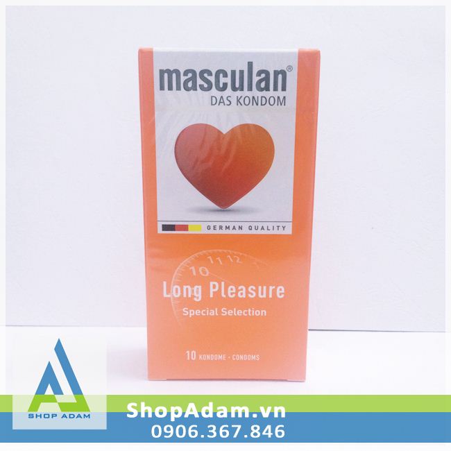 Bao cao su Masculan Long Pleasure Đức kéo dài thời gian chống xuất tinh 
