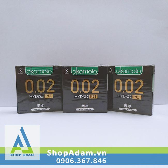  Kho sỉ Bao Cao Su Okamoto 0.02 Hydro PU giá rẻ