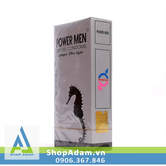  Phân phối Bao cao su Cá Ngựa POWER MEN Longer Plus Type chống xuất tinh sớm có tốt không?