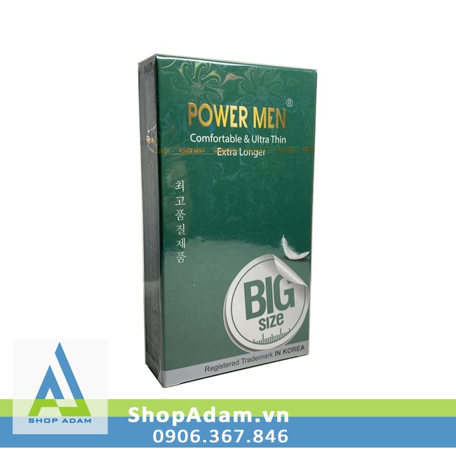 Bao cao su siêu mỏng Power Men 55mm kéo dài thời gian an toàn