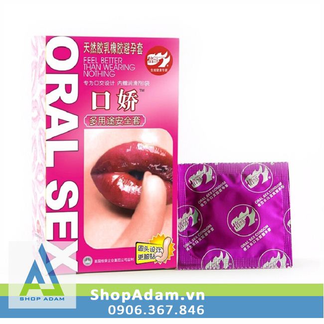 Bao cao su quan hệ đường miệng oral sex khử trùng khử mùi thoải mái Bao cao su quan hệ đường miệng oral sex khử trùng khử mùi thoải mái
