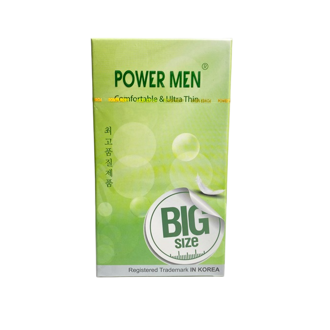  Shop bán Bao cao su size to 55mm mỏng trơn Power Men Comfortable Ultra Thin  hàng mới về 