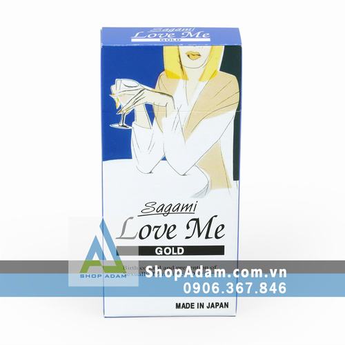 Bao Cao Su Nhật Bản SAGAMI Love Me Gold Siêu Mỏng An Toàn 
