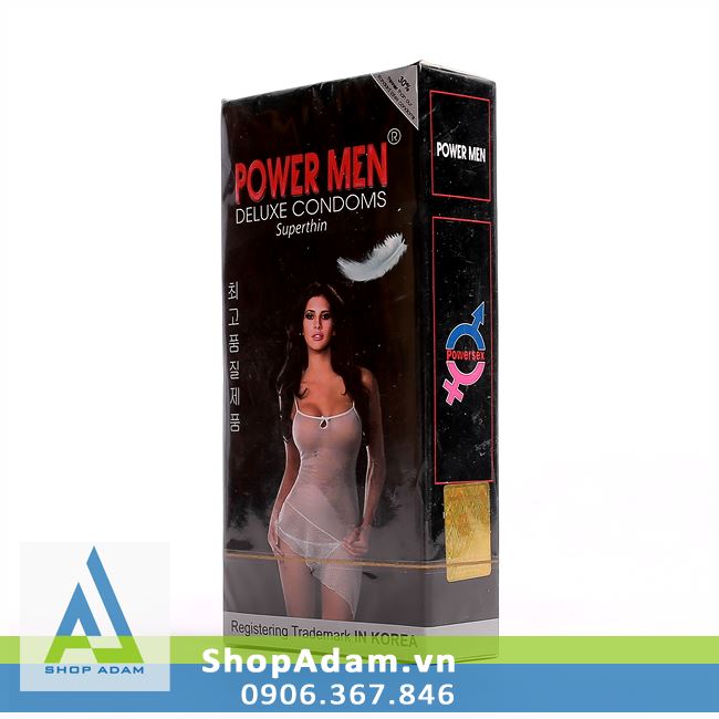 Bao cao su Hàn Quốc POWER MEN Superthin mỏng mại giá tốt 