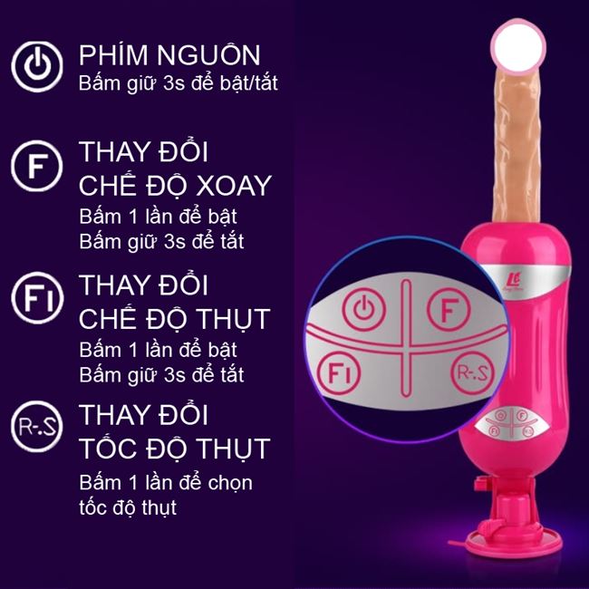 Dương Đình Gắn Tường Tự Động Rung Thụt Easy Love Cao Cấp