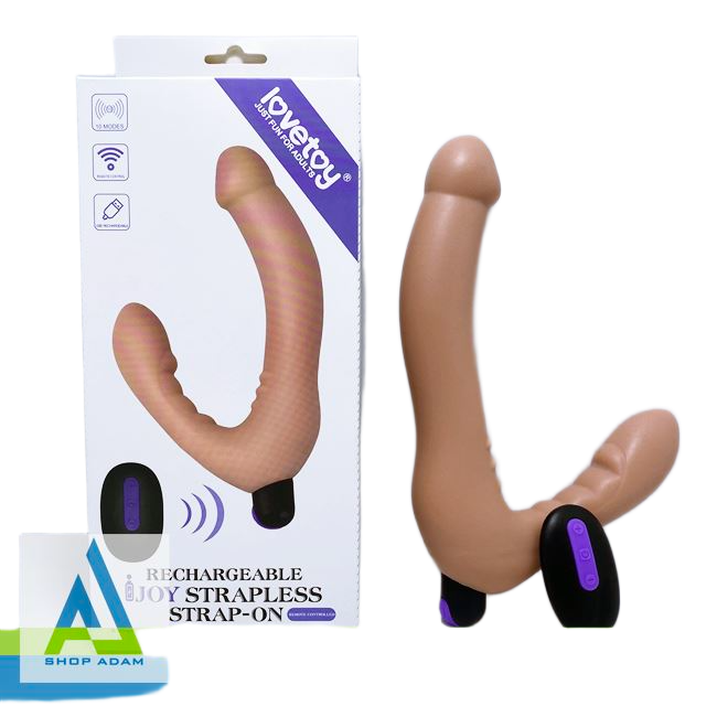 Dương vật giả 2 đầu Lovetoy điều khiển từ xa silicon mềm mại 