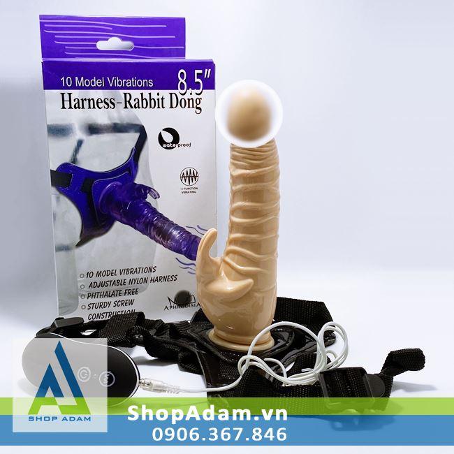 Dây Đeo Dương Vật Có Rung Les Harness Rabbit Dong Siêu Phê