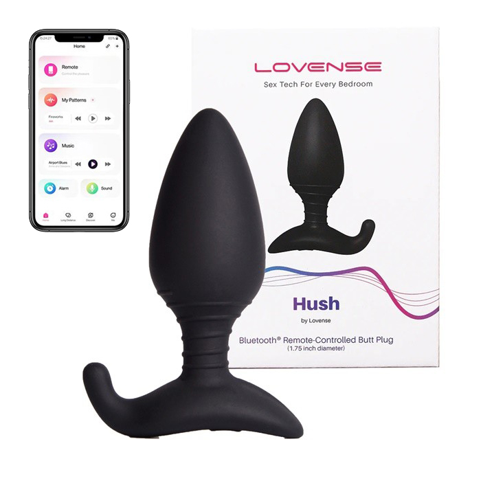Lovense Hush Sex Toy Hậu Môn Điều Khiển Từ Xa Bằng Điện Thoại