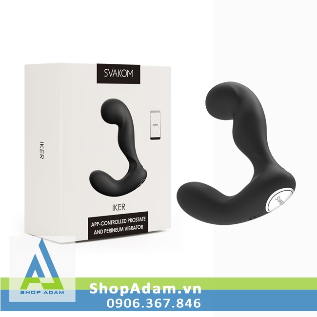 Máy rung hậu môn Svakom Iker điều khiển smartphone kích thích mạnh